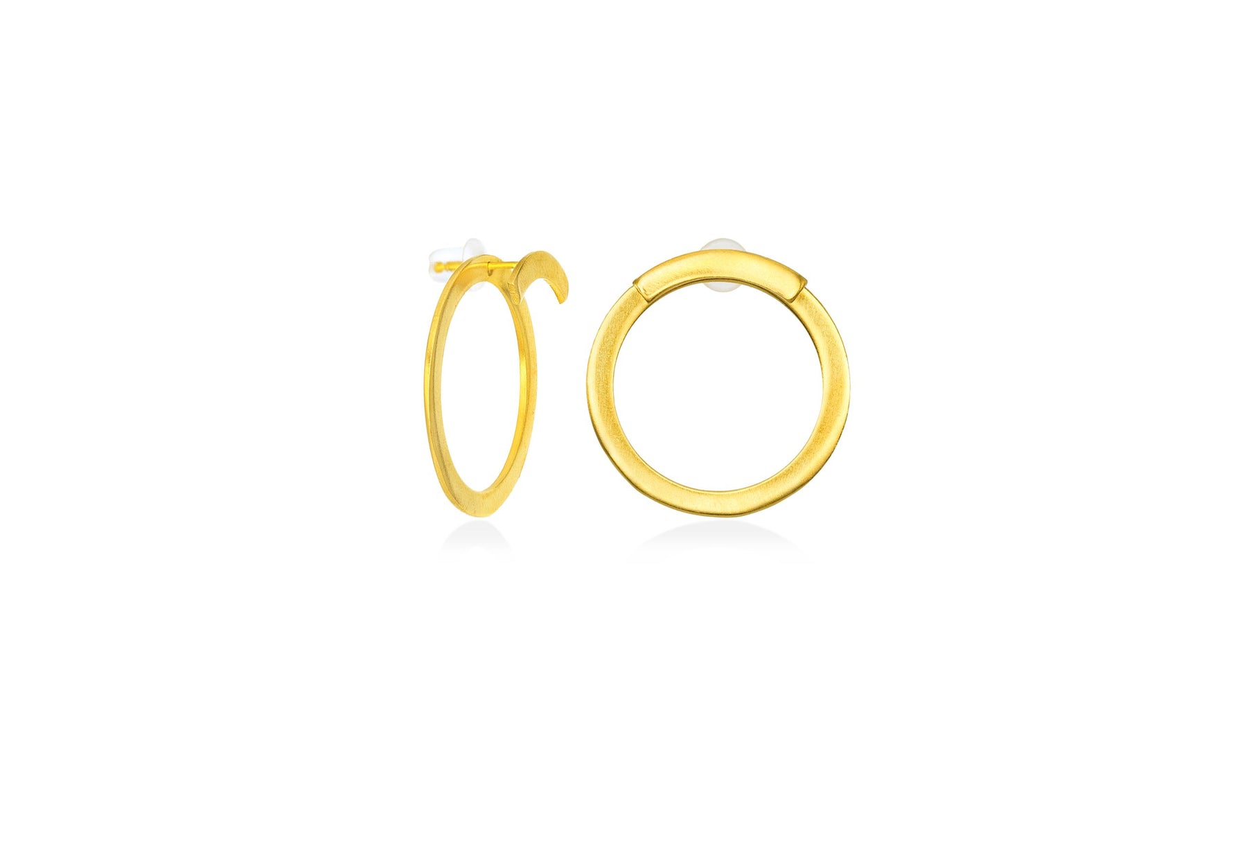 One Circle Ear Jacket Earrings