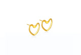 Heart Silver Earrings