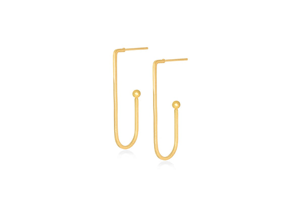 Silver Clip Earrings