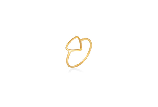 Triangle Silver Ring