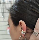 Silver Ear Cuff Set Of Two