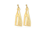 Philopappos Hill Engraving Earrings