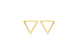 Triangle Silver Earrings