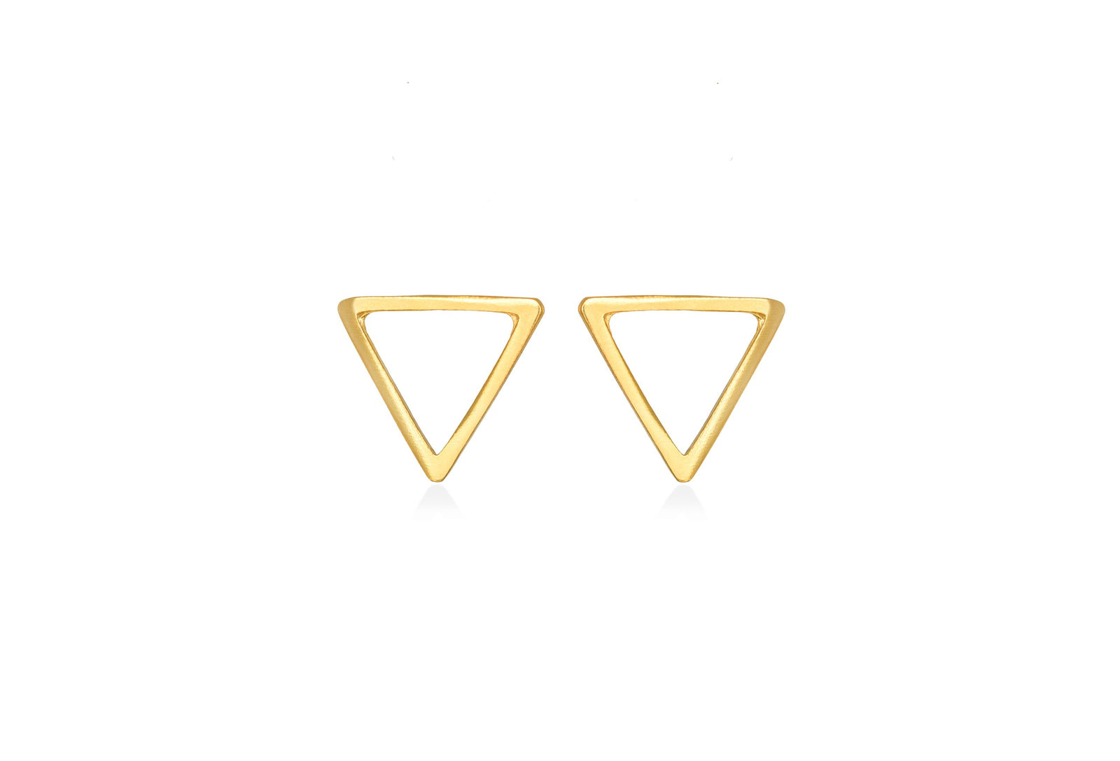 Triangle Silver Earrings