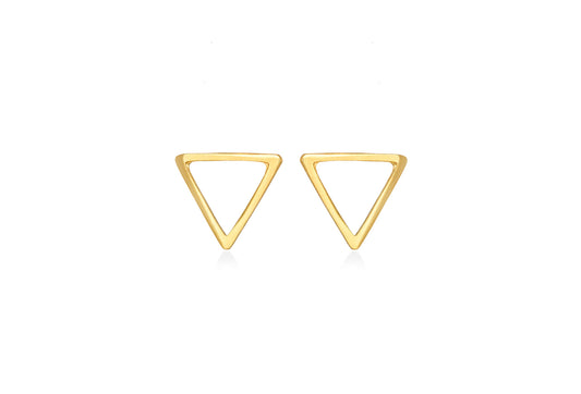 Triangle Silver Earrings