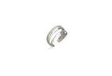Different lines Silver Ring
