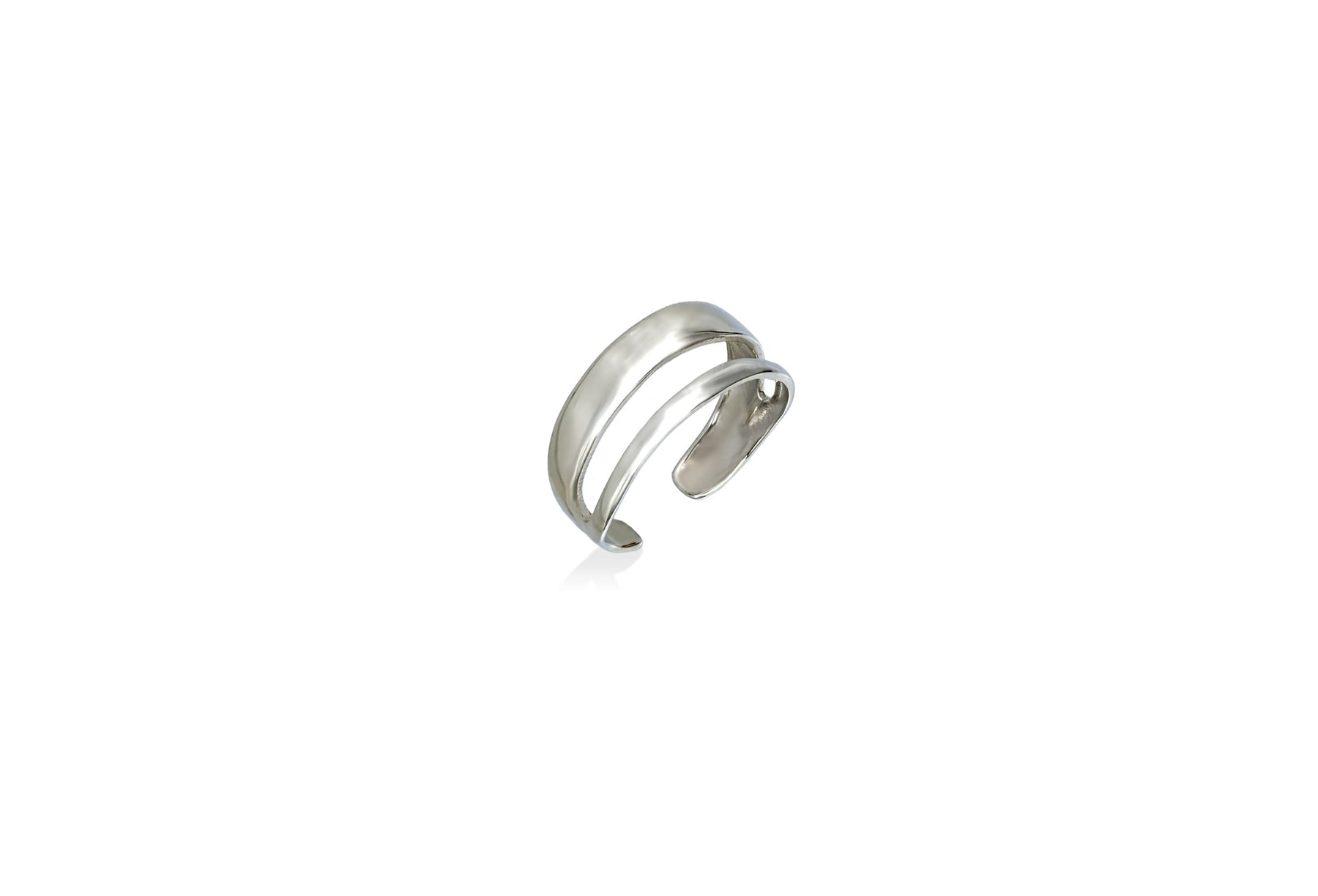 Different lines Silver Ring
