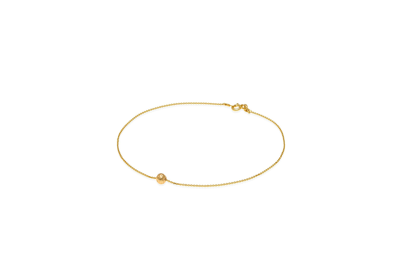 Lava Stone Silver Anklet