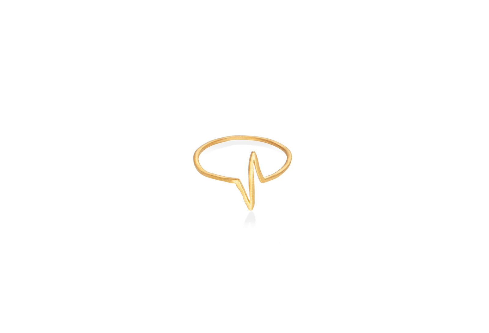 Heartbeat Silver Ring