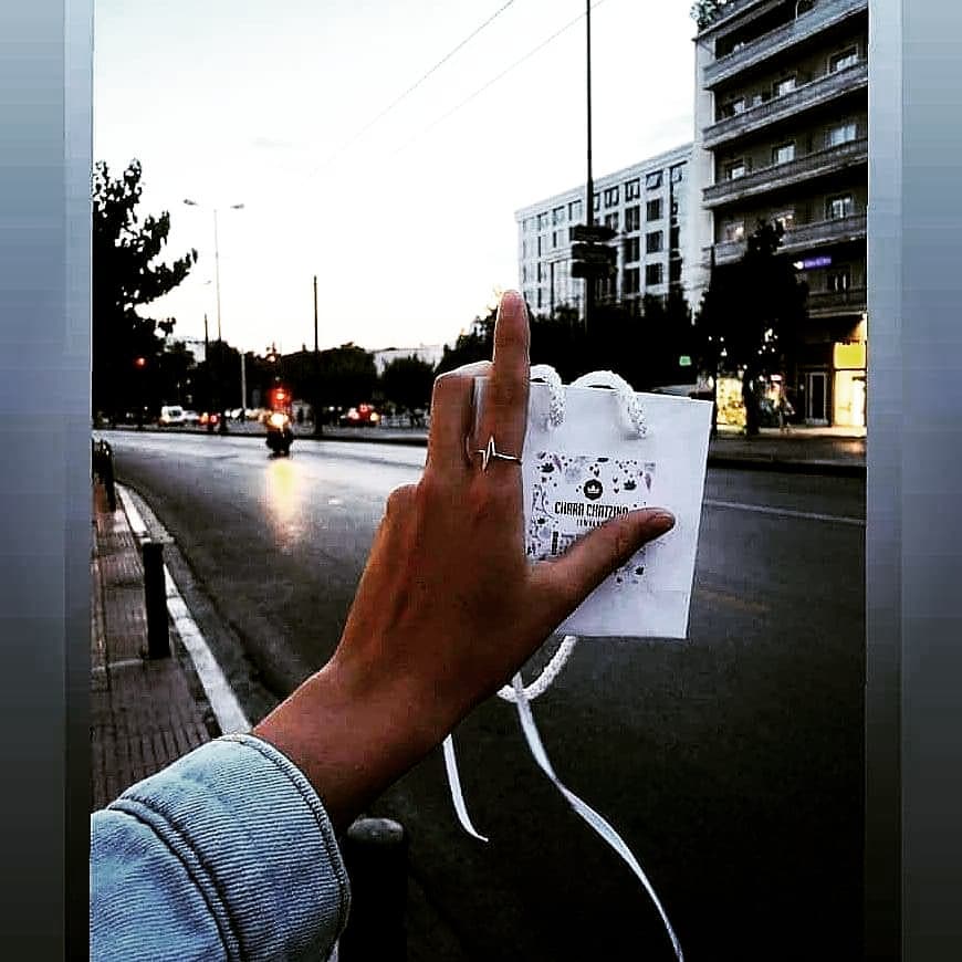 Heartbeat Silver Ring