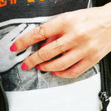 Heartbeat Silver Ring