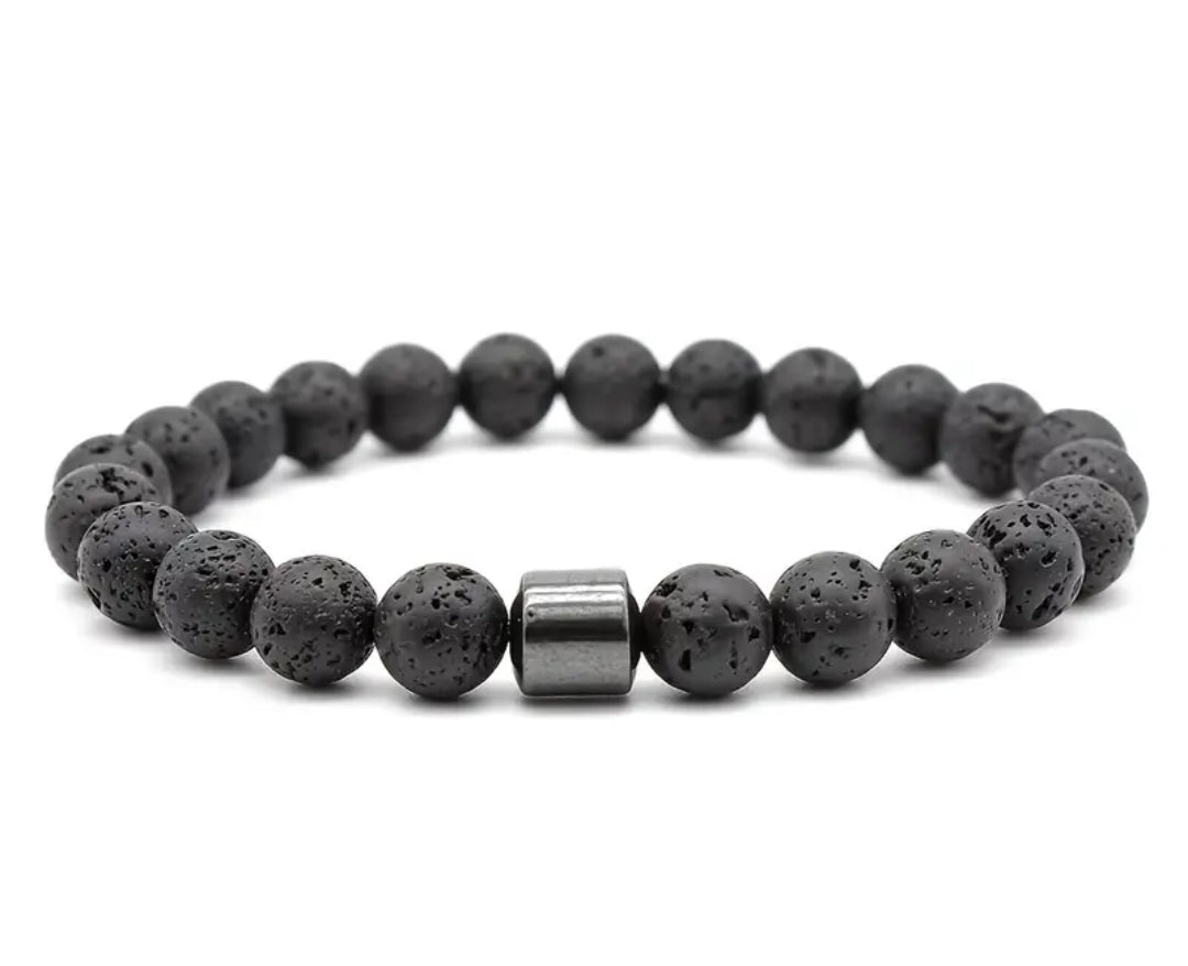 Handmade Lava Bracelet For Men