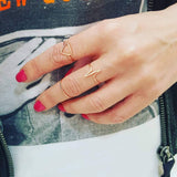 Triangle Silver Ring