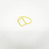 Square Silver Ring