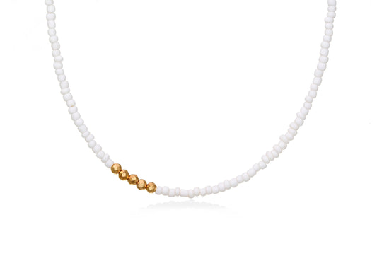 White Hematite Necklace