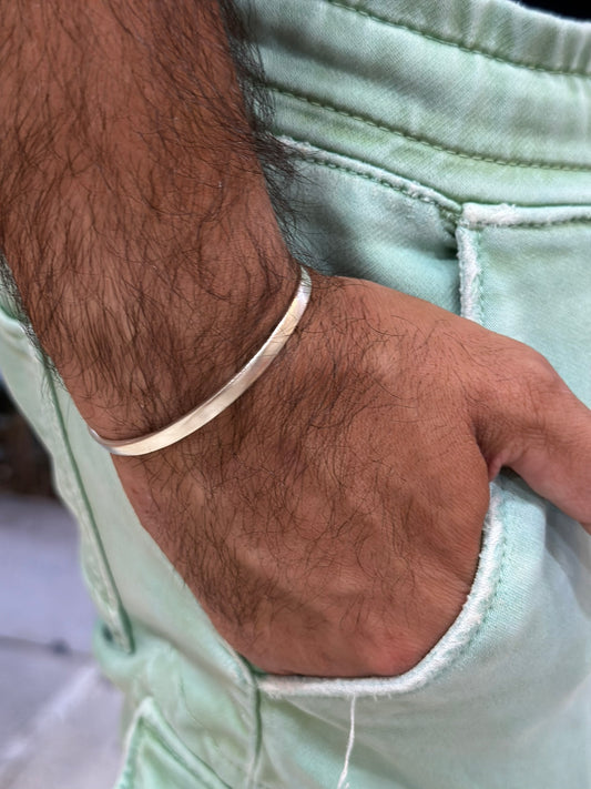 Unisex Silver Dovletis Bracelet