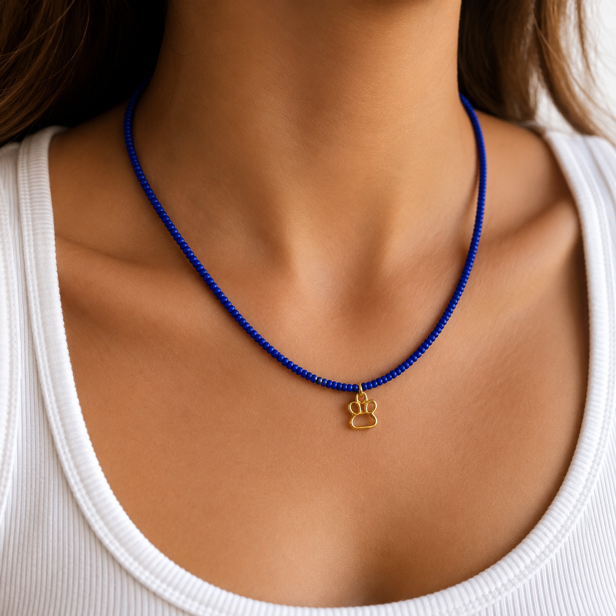 Summer Necklace με Ασημένιο Στοιχείο 925