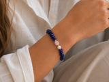 Nefritis & Pearl Bracelet – Χειροποίητο Βραχιόλι