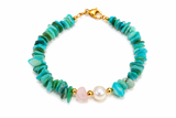 Shell & Pearl Bracelet – Χειροποίητο Βραχιόλι με Κοχύλι
