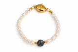 Pearl & Labradorite Élégance – Βραχιόλι με Πέρλες & Λαμπραδορίτη