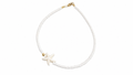 White Starfish Anklet – Χειροποίητο Βραχιόλι Ποδιού 25 εκ.
