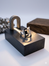 Amerika Square Silver Ring