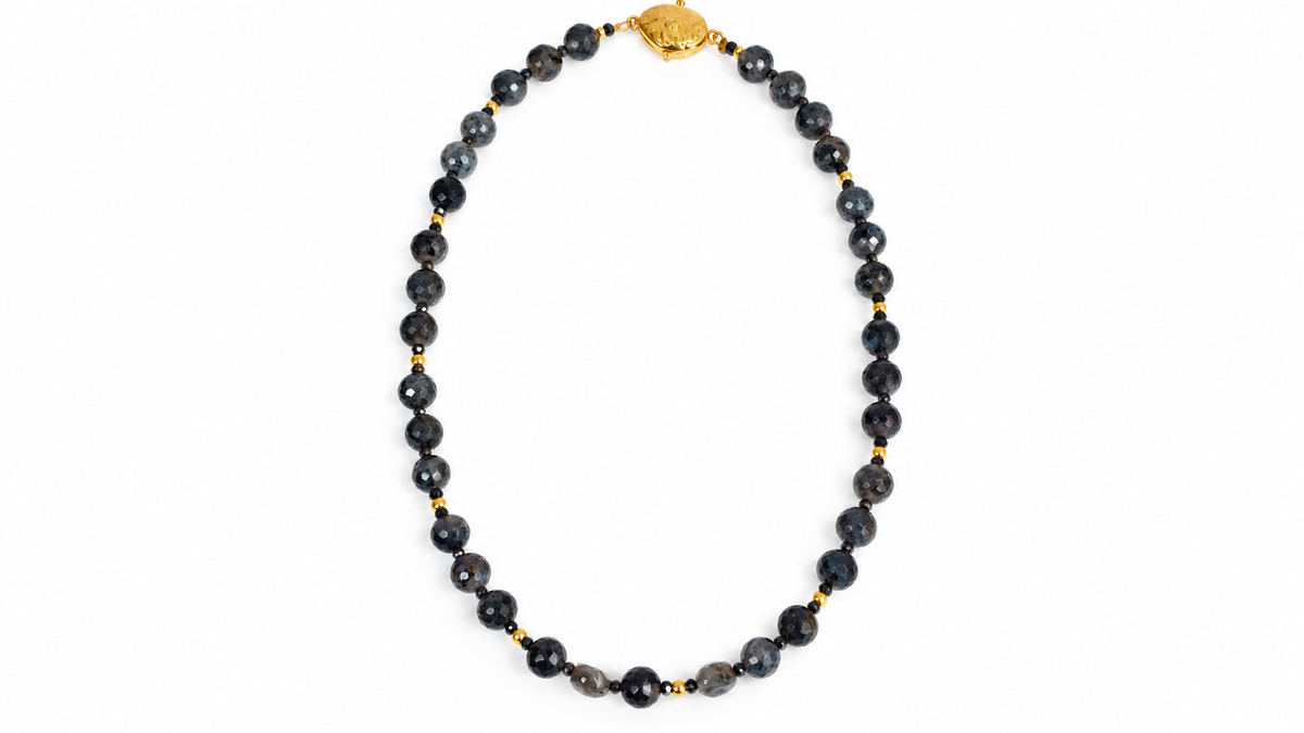 Midnight Labradorite Necklace – Κολιέ με Λαμπραδορίτη