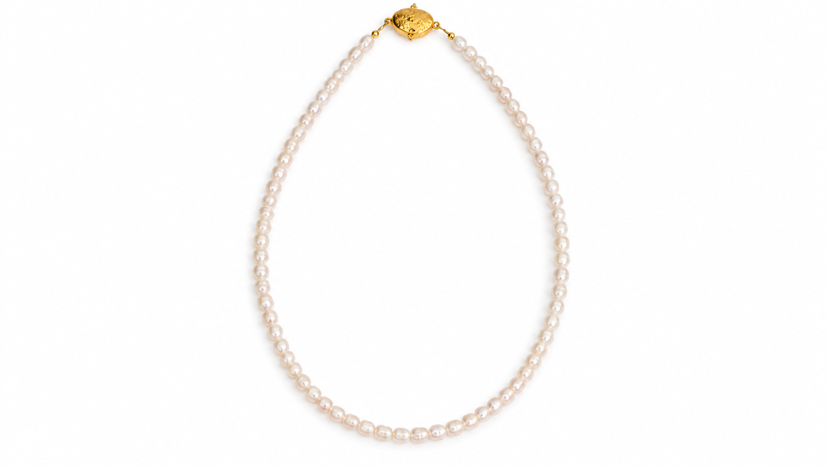 Pearl Éclat Necklace – Κολιέ με Πέρλες Καλλιέργειας