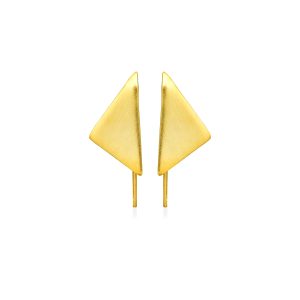 Triangle Silver Earrings